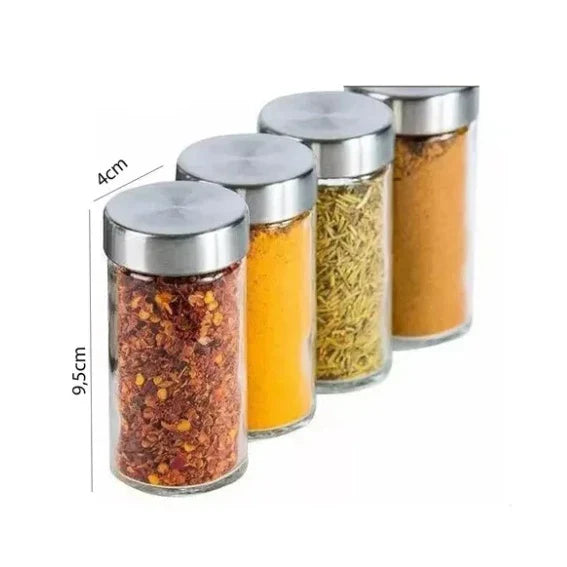 Porta Temperos SpiceFlow Pro™ – Organização Instantânea