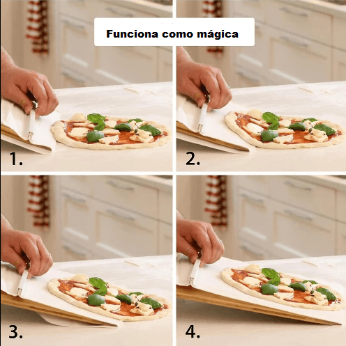 Espátula Deslizante Antiaderente para Pizza