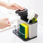 Dispenser de Sabonete Inox para Pia | Organização e Praticidade na Cozinha