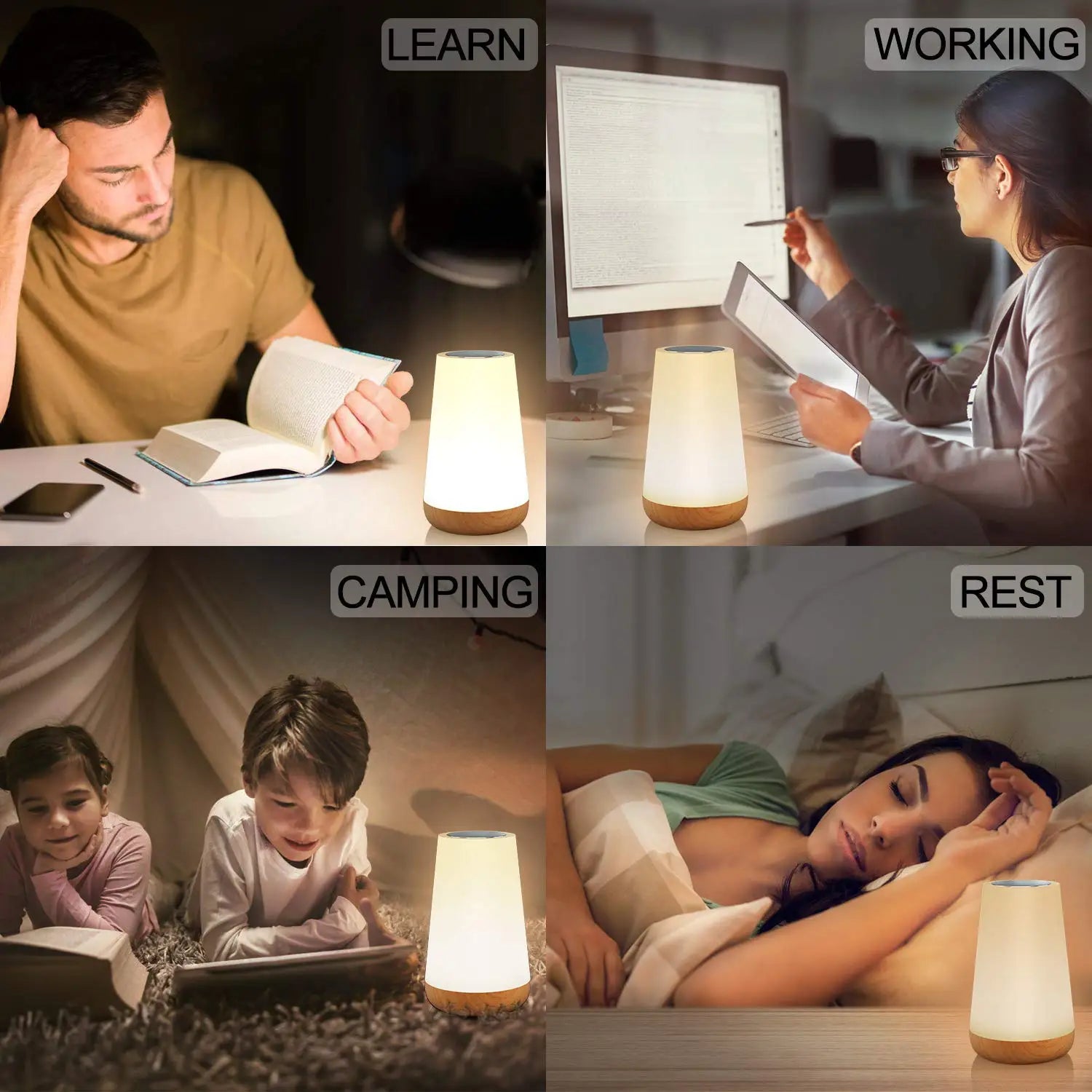 Luminária LED Multicolorida – Crie Ambientes Incríveis com 1 Toque -Frete Grátis
