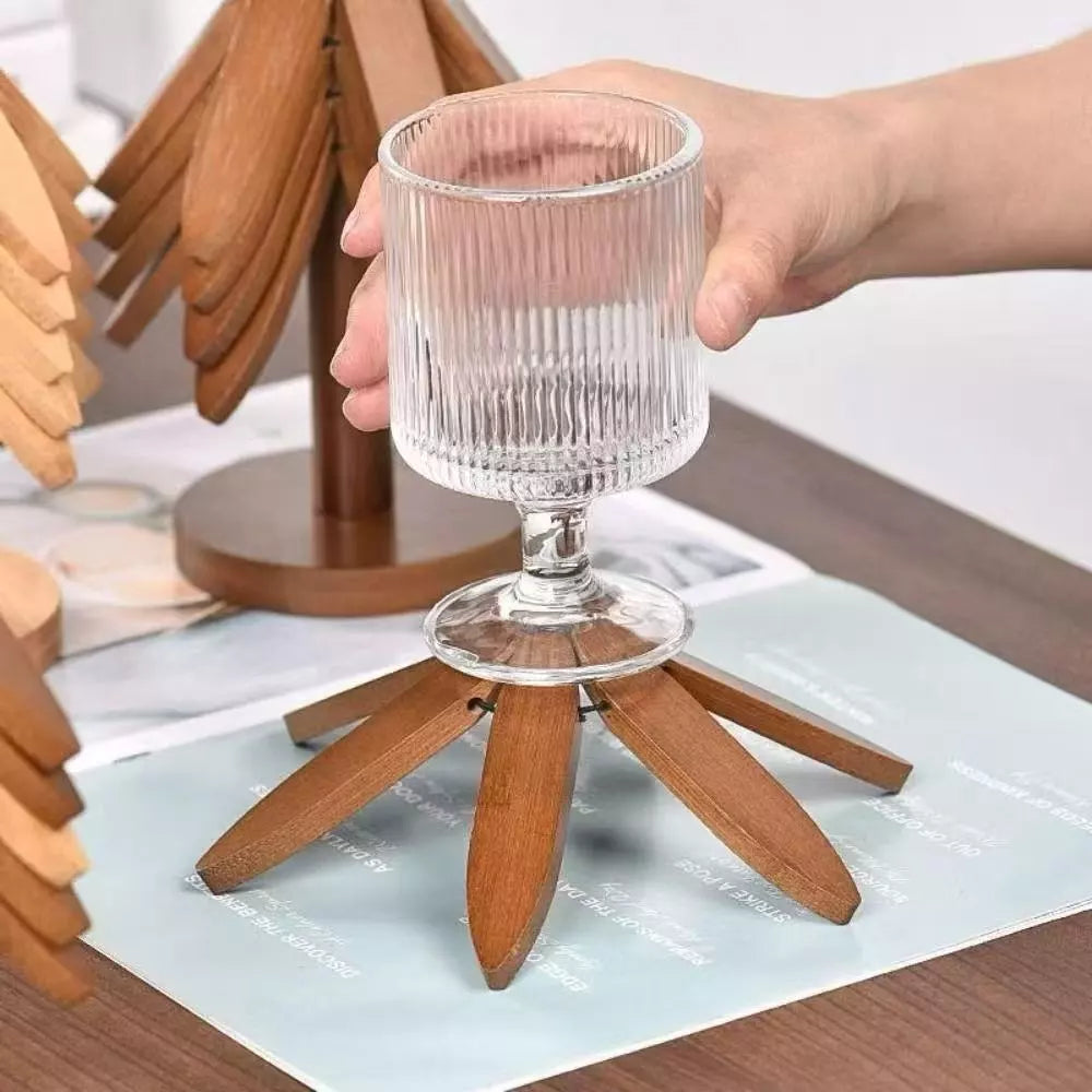 Descanso de Panela em Madeira | Kit com 10 Peças Decorativo (Cópia)