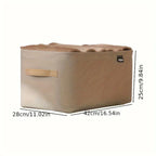 Kit 4 Organizadores Dobráveis p/ Roupas – Cinza ou Caqui